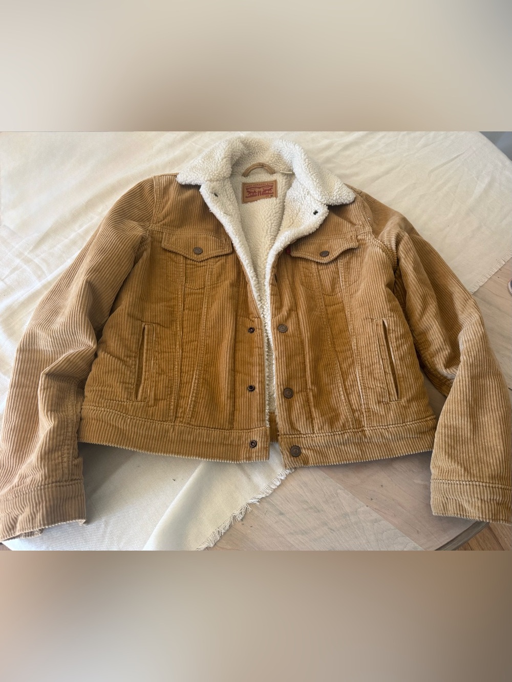 Levi’s tan jacket medium